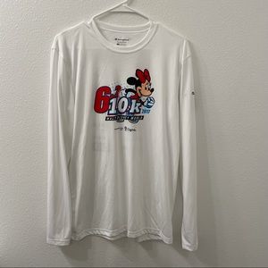 Champion Disney Minnie Mouse long sleeve shirt white medium